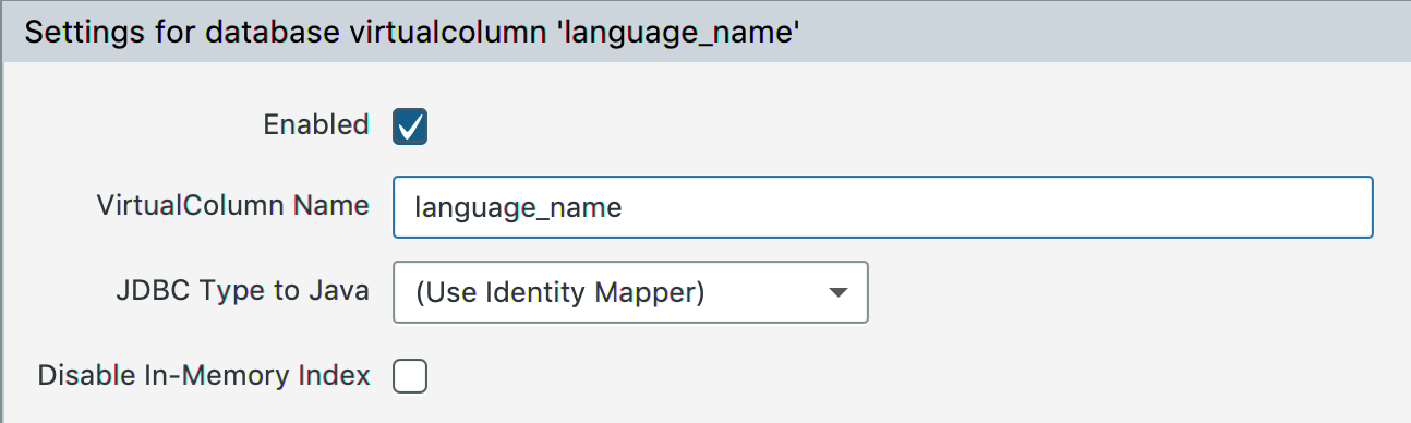 Virtual Columns - Change Name